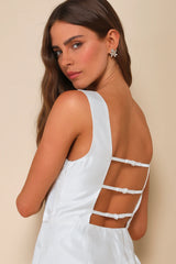 Sophisticated Selection Black Sleeveless Backless Mini Dress