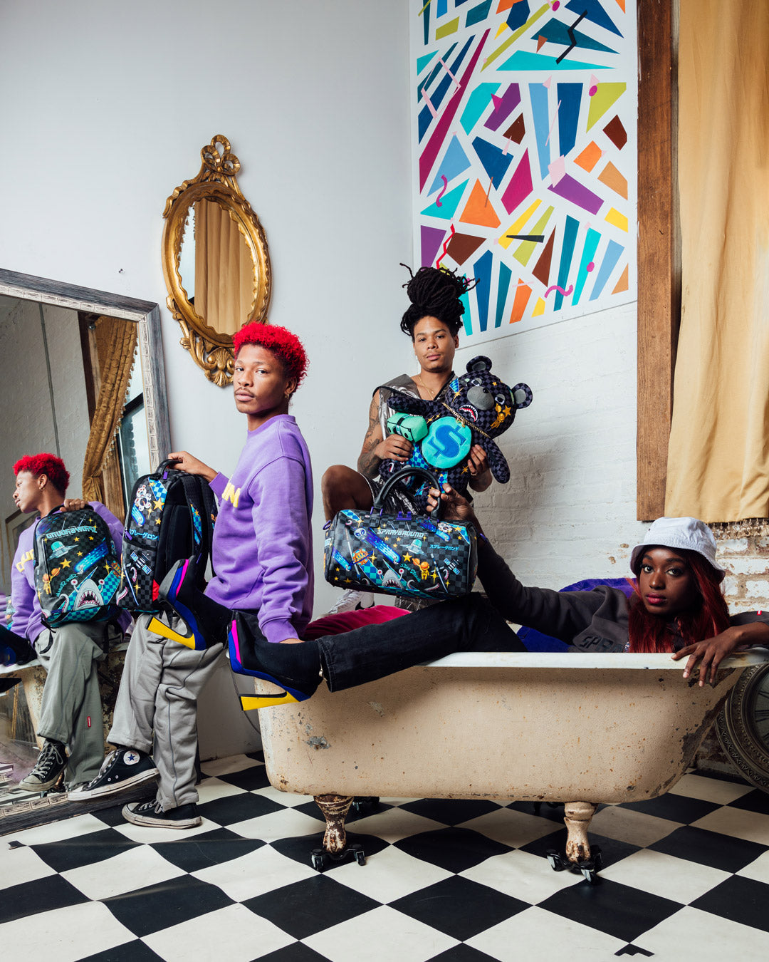 WTF ALIEN INVASION MINI DUFFLE